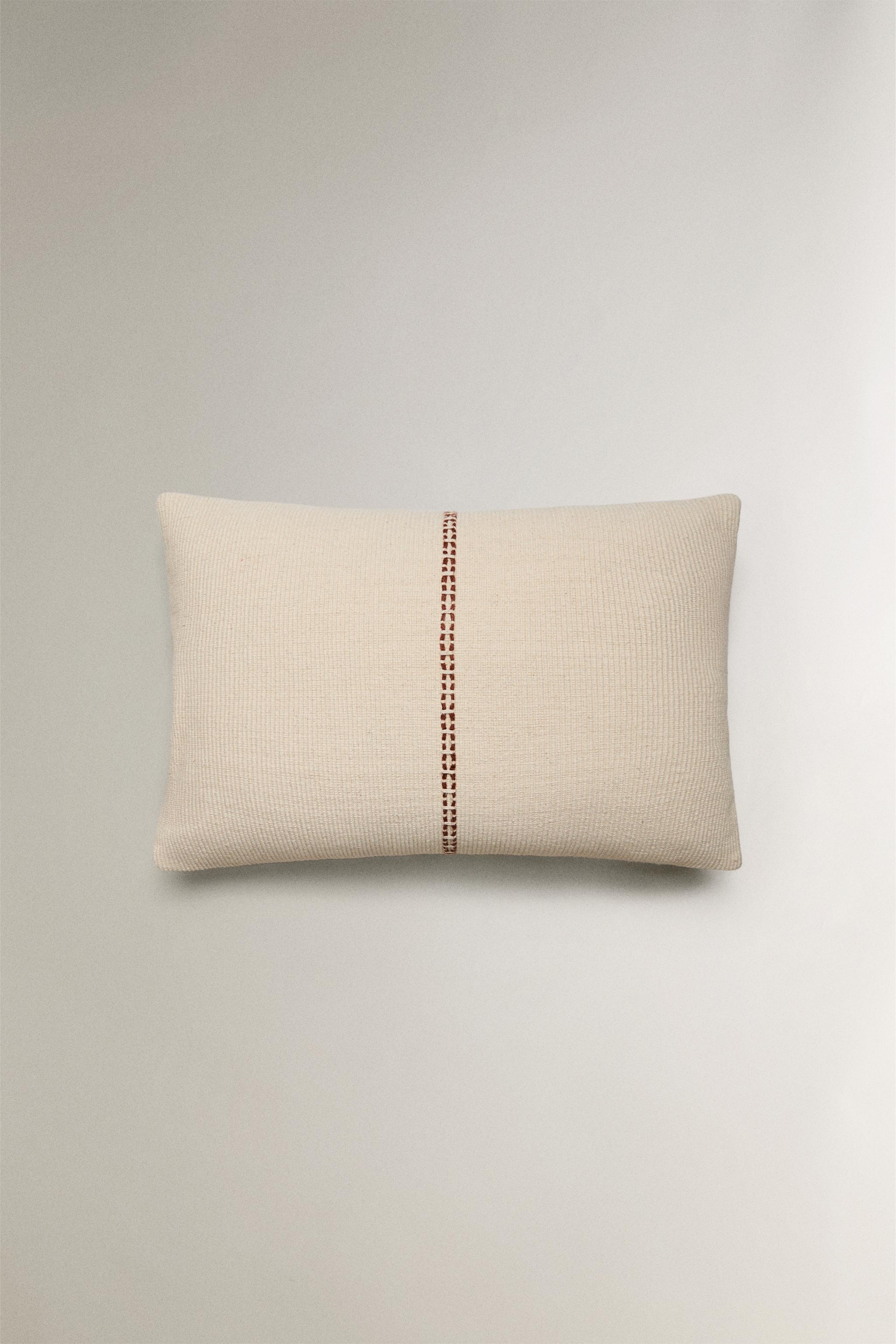 HOUSSE DE COUSSIN DOUBLE LIGNE